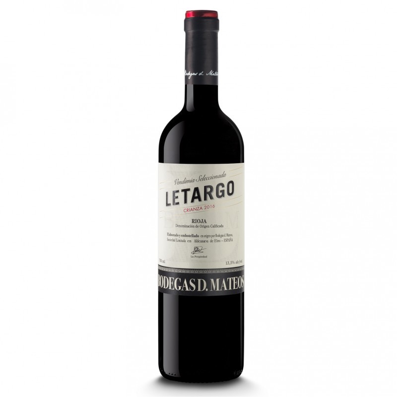 ESPAGNE RIOJA CRIANZA ROUGE  BODEGAS DI MATEOS LETARGO 2018