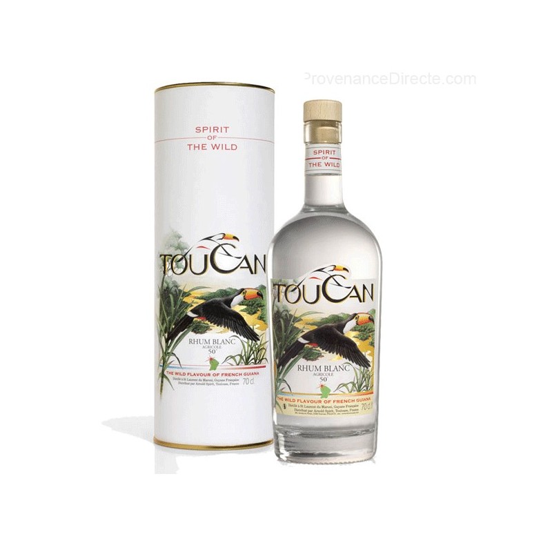 TOUCAN RHUM BLANC GUYANE 50° 70 CL