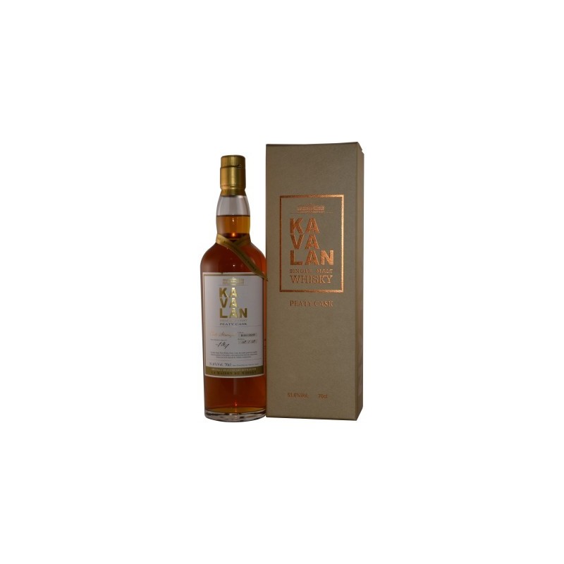 KAVALAN PEATY CASK SINGLE MALT TAIWAN 54° 70 CL