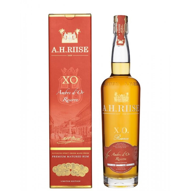 A.H. RIISE X.O AMBRE D'OR RESERVE ILE VIERGE